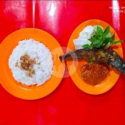 Lele Sambel Merah  Nasi Biasa