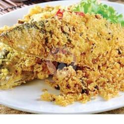 Nasi Ikan Gurame Crispy Free Es Teh Manis