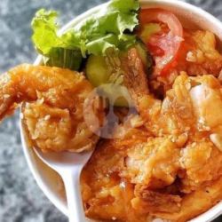 Paket Ricebowl Udang Pedas Manis