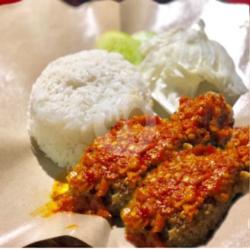 Nasi Ayam Geprek Paha Bawah  2 Pcs