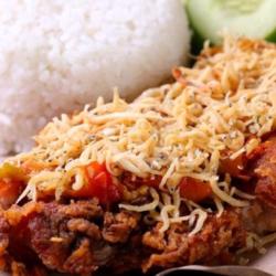 Paket Ayam Geprek Sambal Ikan Teri