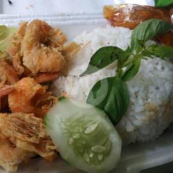 Lalapan Udang Goreng