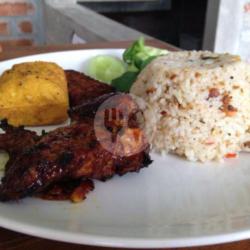 Nasi Tutug Oncom Ayam Bakar