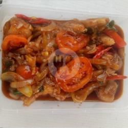 Ceker Ayam Bumbu Saos Tiram Manis.