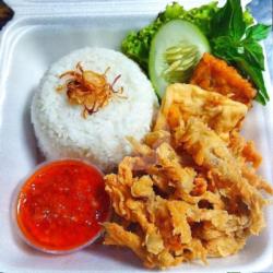 Nasi Sambal Wader Crispy