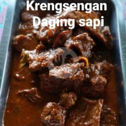 Nasi Campur Krengsengan Daging Sapi