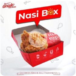 Nasi Box Sayap Ayam Geprek