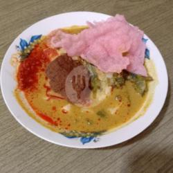 Ketupat Pakai Rendang Gulai Nangka Campur Pakis