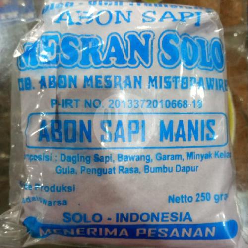Abon mesran oleh - oleh khas solo