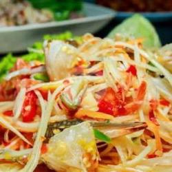 Papaya Salad Rajungan Mentah/mateng