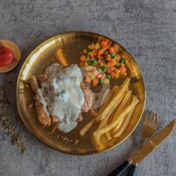 Chicken Steak Mushroom Sauce