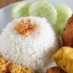 Nasi Tahu Tempe Terong Goreng