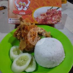 Chicken Geprek Sayap  Nasi