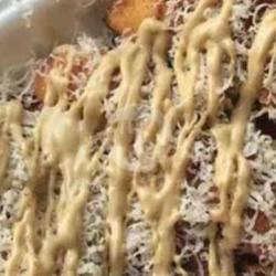 Pisang Keju Toping Tiramisu