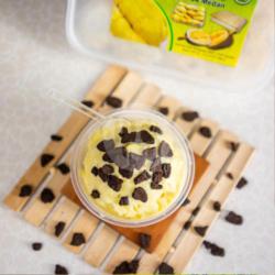 Es Durian Lumer Dengan Topping Oreo