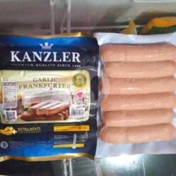 Kanzler Garlic Frankfurter Sosis Sapi Dan Ayam 300gr Isi 6pcs