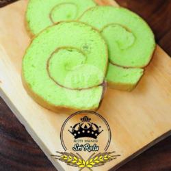 Roll Cake Pandan Slice