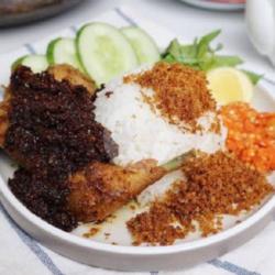 Ayam Sambal Hitam Nasi Putih