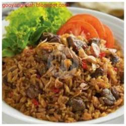 Nasi Goreng Campur Ati Dan Ampla  Betawi