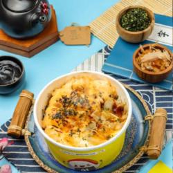 Chicken Kaarage Saus Mentai   Telur