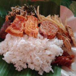 Nasi Urap - Urap Ikan Biasa