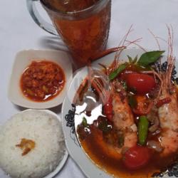 Nasi Pindang Udang Satang Isi2 Es Tehmanis