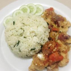Nasi Jeruk Ayam Sambal Bajak