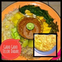 Gado Gado Telor Dadar