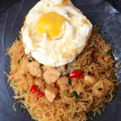 Bihun Goreng Bakso   Telor