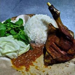 Nasi Bebek Goreng   Sambel Lalapan