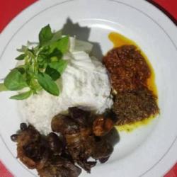 Nasi Ampela Ayam Goreng