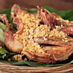 Bebek Goreng Tepung Kremes Jawatimur Lalapan Tanpa Nasi