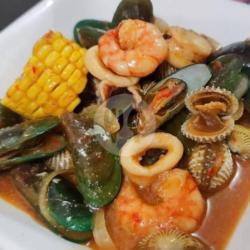 Kerang Hijau Mix Dara,cumi,udang