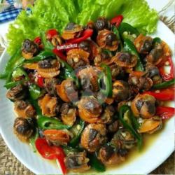 Sego Sambel Kerang Lombok Ijo