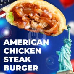 American Chicken Steak Burger