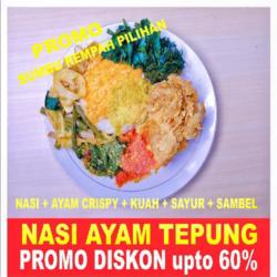 Nasi Ayam Goreng Tepung