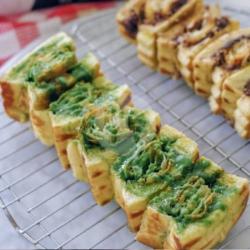 Roti Bakar Pastry Greentea Nutt