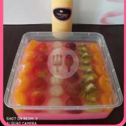 Fruits Strawberry Pudding Cream Cheese