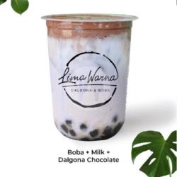 Dalgona Chocolate Boba