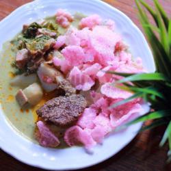 Ketupat Sayur Padang Rendang Sapi