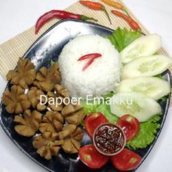 Nasi Pentol Geprek