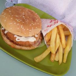 Paket Burger Ayam Krispy