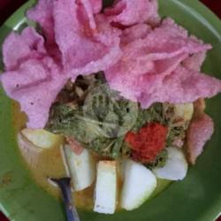 Lontong Gulai Pakis Tanpa Telur