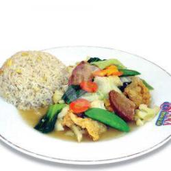Nasi Capcay Ayam/seafood