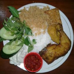 Nasi Ayam Kremes Tempe/tahu Es/panas Jeruk