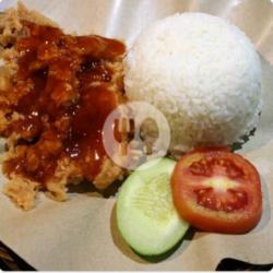 Paket Kenyang 5(ayam Geprek Fire Chicken Nasi Lemon Tea)