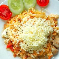 Indomie Goreng Aceh Telur Geprek Keju Mayo