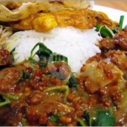 Nasi Pecel Plus Ayam Goreng