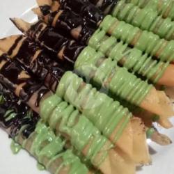 Banana Roll Matcha Coklat