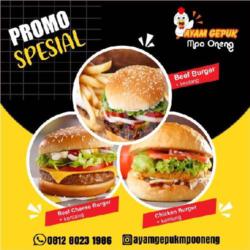 Beef Burger   Kentang Goreng